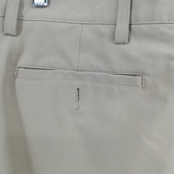 FootJoy Khaki Flat Front Golf Pants Size 34 x 32 Stretch Pockets Performance - Picture 8 of 12